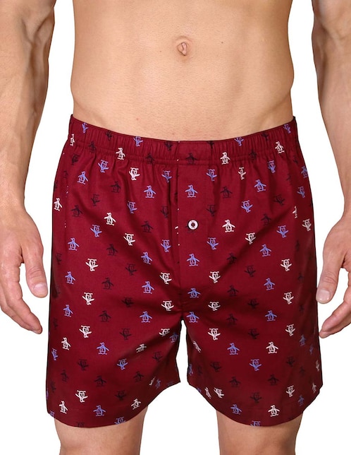 BOXER ORIGINAL PENGUIN 21P00, CH, ROJO