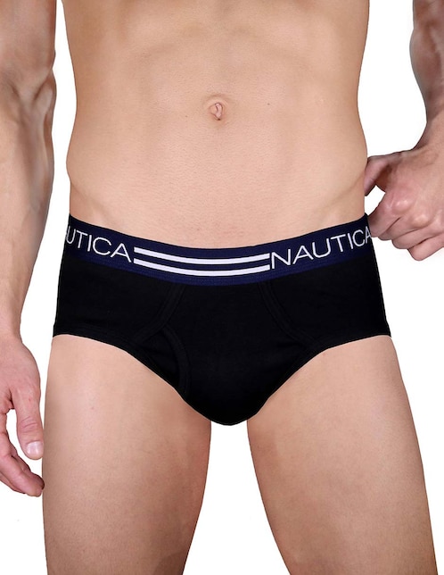 BOXER NAUTICA N60339 3 PZAS, G, NEGRO