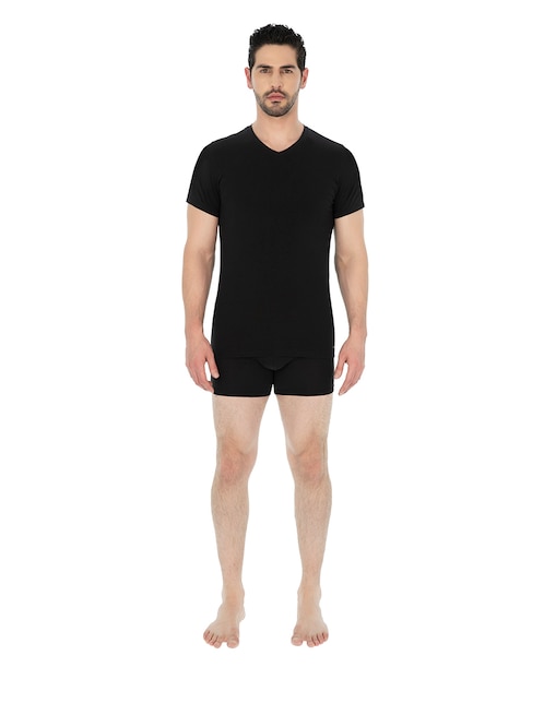 Camiseta Skiny cuello V para hombre