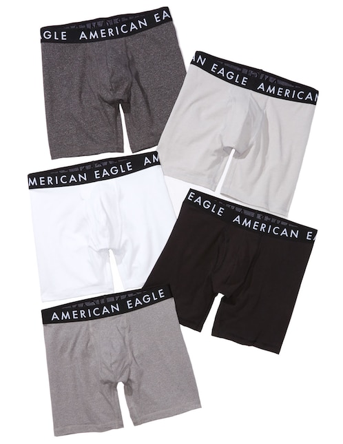 Set bóxer brief American Eagle de algodón para hombre 5 piezas