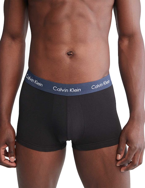 Set bóxer trunk Calvin Klein de algodón para hombre 3 piezas