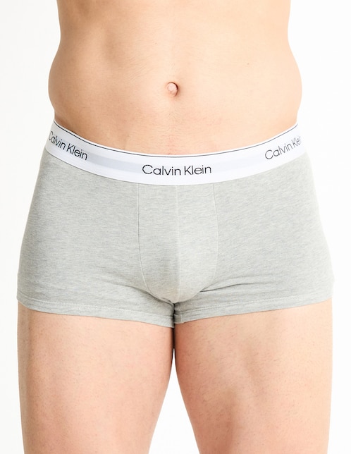 Set bóxer trunk Calvin Klein de algodón para hombre 3 piezas