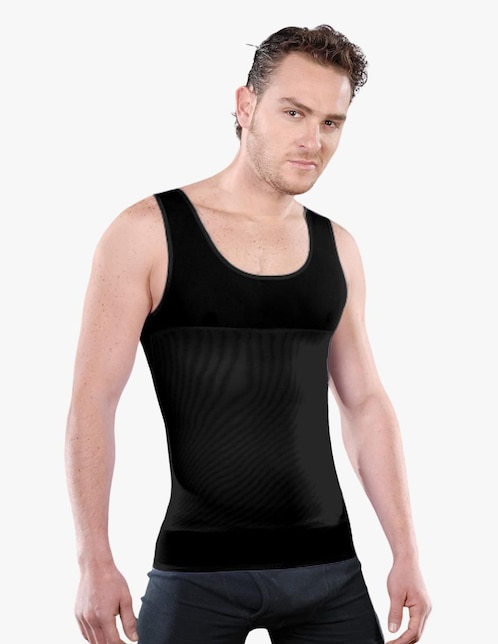 Camiseta tipo faja bodyadonay "con compresión" media "para" hombre