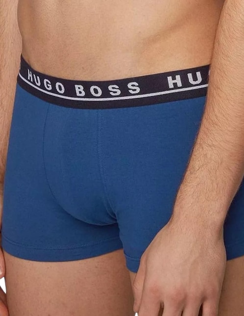 Set de bóxer trunk HUGO Boss de algodón para hombre 3 piezas