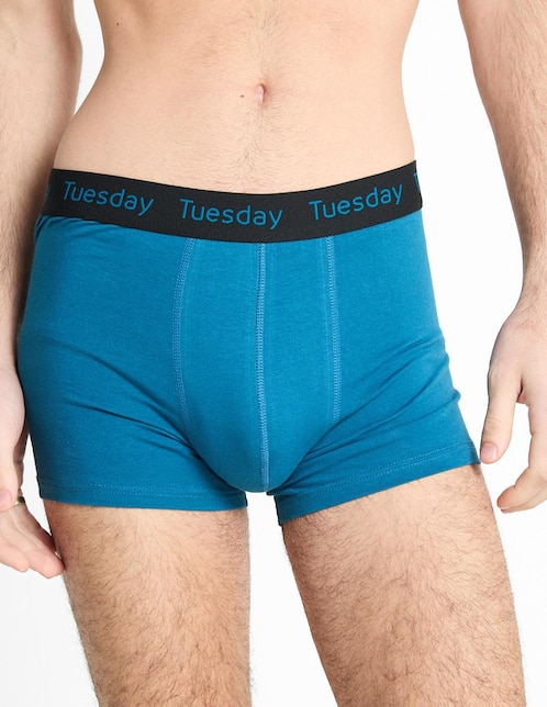 Set bóxer trunk That's It de algodón para hombre 7 piezas