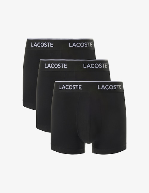 Set bóxer brief Lacoste de algodón para hombre 3 piezas