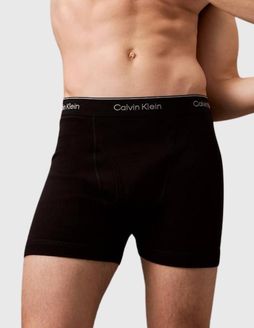 Bóxer brief Calvin Klein de algodón para hombre 5 piezas