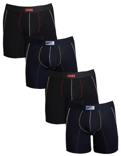 Bóxer alfani "de" algodón "para hombre" 4 "piezas" (si aplica)