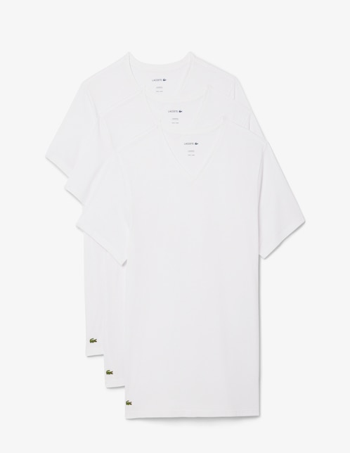 Set camiseta Lacoste cuello V para hombre