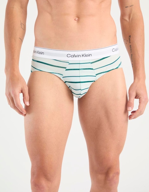 Trusa Calvin Klein de algodón para hombre 3 piezas