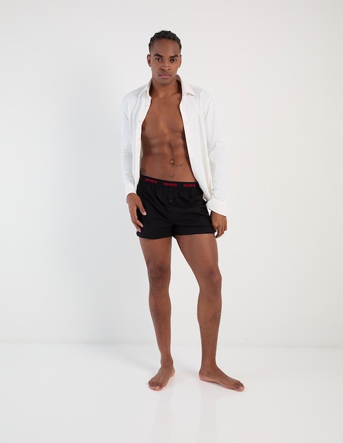 Set bóxer brief Hugo de algodón para hombre 3 piezas