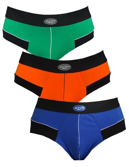 Trusa alfani "de" algodón "para hombre" 3 "piezas" (si aplica)