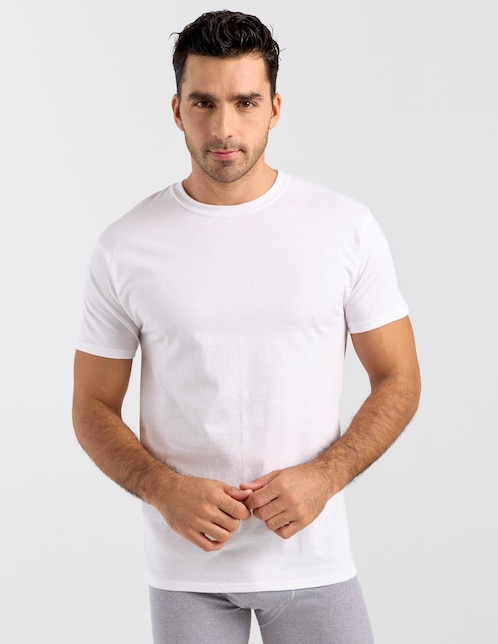 Set camiseta Hanes cuello redondo para hombre