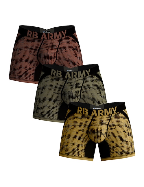 Set bóxer brief para hombre 3 piezas 1