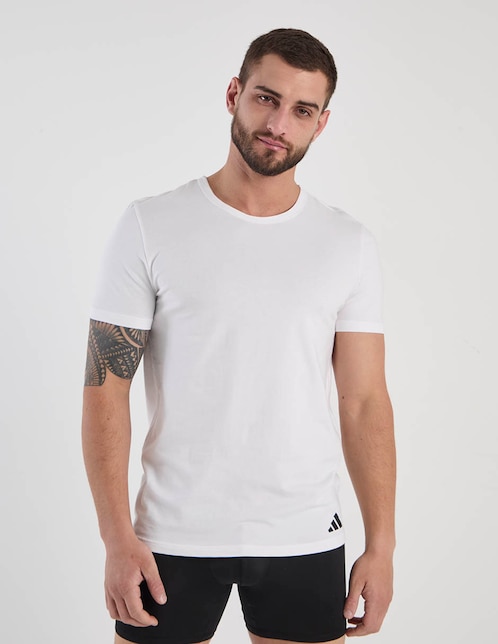 Set camiseta Adidas cuello redondo para hombre