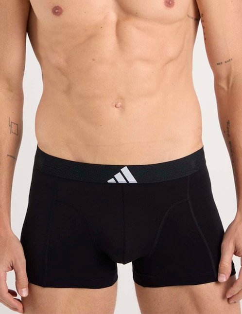 Set Bóxer trunk adidas de algodón para hombre 3 piezas