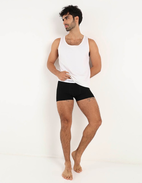 Set bóxer trunk Lacoste de algodón para hombre 3 piezas