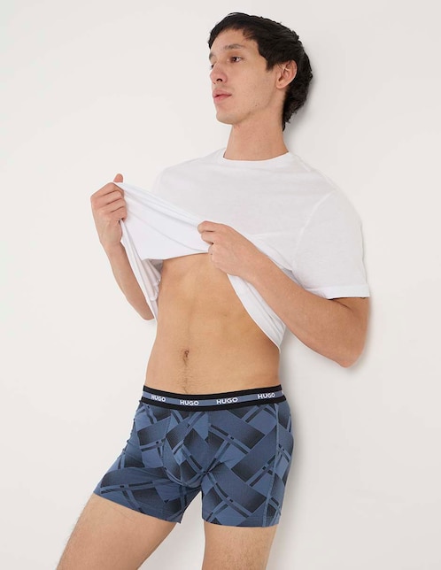 Bóxer trunk de algodón para hombre 3 piezas 1