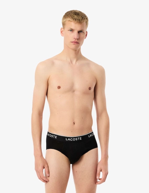 Trusa Lacoste de algodón para hombre 3 piezas