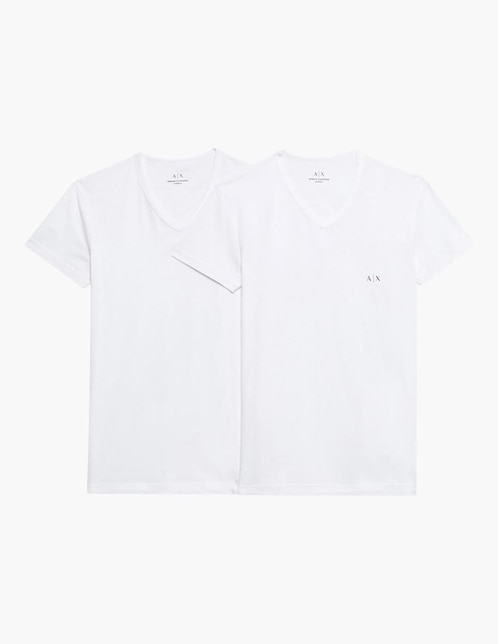 Set camiseta Armani Exchange cuello v para hombre