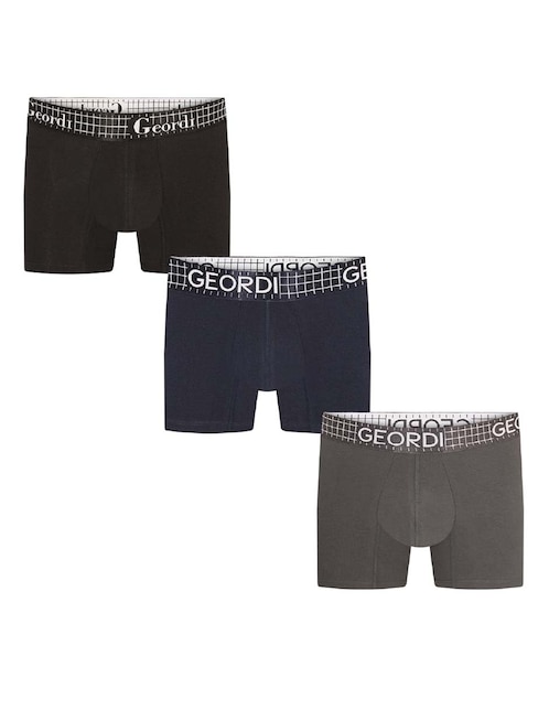 Set bóxer de algodón para hombre 3 piezas 1