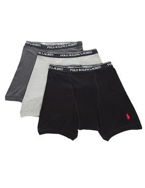 Set bóxer brief Polo Ralph Lauren de algodón para hombre 3 piezas