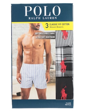 Set bóxer brief Polo Ralph Lauren de algodón para hombre 3 piezas