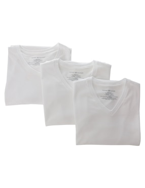 Set camiseta Tommy Hilfiger cuello V para hombre