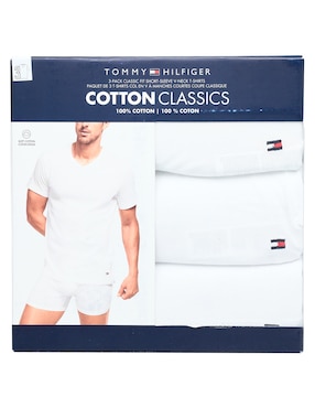 Set camiseta Tommy Hilfiger cuello V para hombre