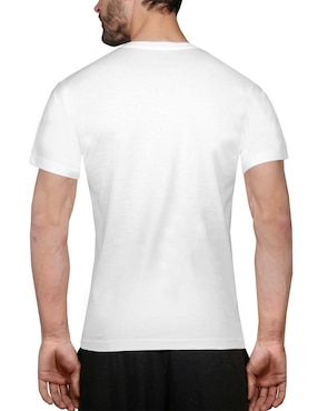 Camiseta Nautica cuello V para hombre