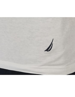 Camiseta Nautica cuello V para hombre