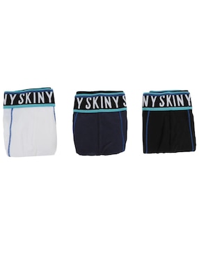Set bóxer brief Skiny para hombre 3 piezas
