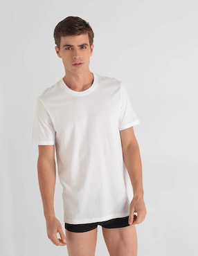 Camiseta Nautica Cuello Redondo Para Hombre