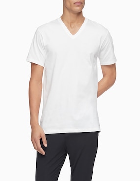 Camiseta Calvin Klein Cuello V Para Hombre