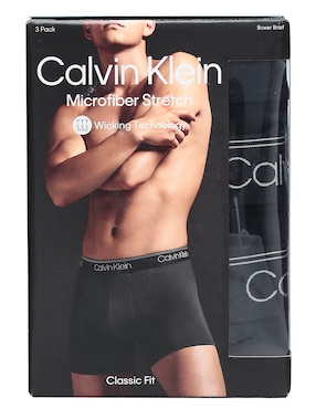 Set bóxer brief Calvin Klein para hombre 3 piezas