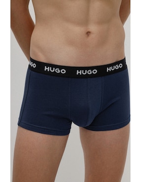 Set bóxer trunk hugo de algodón para hombre 3 piezas