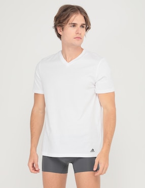 Set Camiseta ADIDAS Cuello V Para Hombre