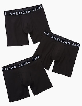 Set Bóxer Brief American Eagle De Algodón Para Hombre 3 Piezas