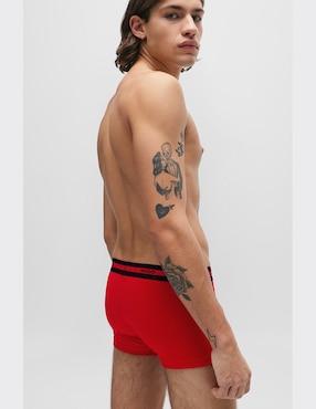 Set bóxer trunk hugo de algodón para hombre 3 piezas