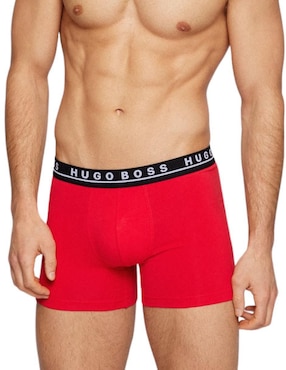 Set Bóxer Brief HUGO BOSS De Algodón Para Hombre 3 Piezas