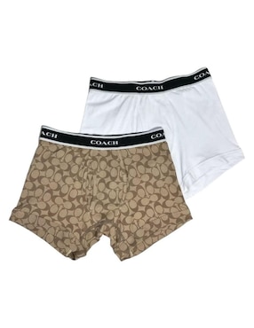 Set bóxer brief Coach de algodón para hombre 2 piezas