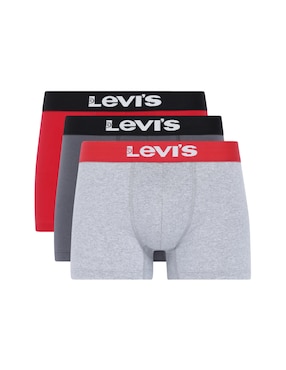 Set Bóxer Trunk Levi's De Algodón Para Hombre 3 Piezas