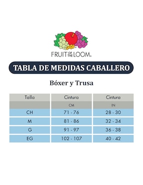 Set bóxer brief Fruit Of The Loom de algodón para hombre 3 piezas