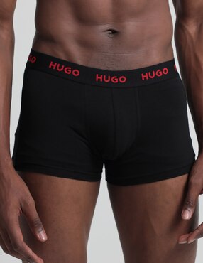 Set Bóxer Trunk HUGO De Algodón Para Hombre 3 Piezas