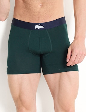 Set Bóxer Brief Lacoste De Algodón Para Hombre 3 Piezas