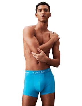 Set bóxer trunk Calvin Klein de algodón orgánico para hombre 3 piezas