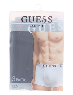 Set bóxer trunk Guess de algodón para hombre 3 piezas