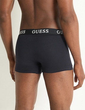 Set bóxer trunk GUESS de algodón para hombre 3 piezas