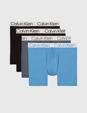 Set Bóxer Calvin Klein De Algodón Para Hombre 4 Piezas