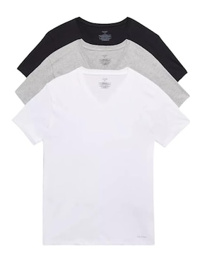 Set camiseta Calvin Klein cuello V para hombre